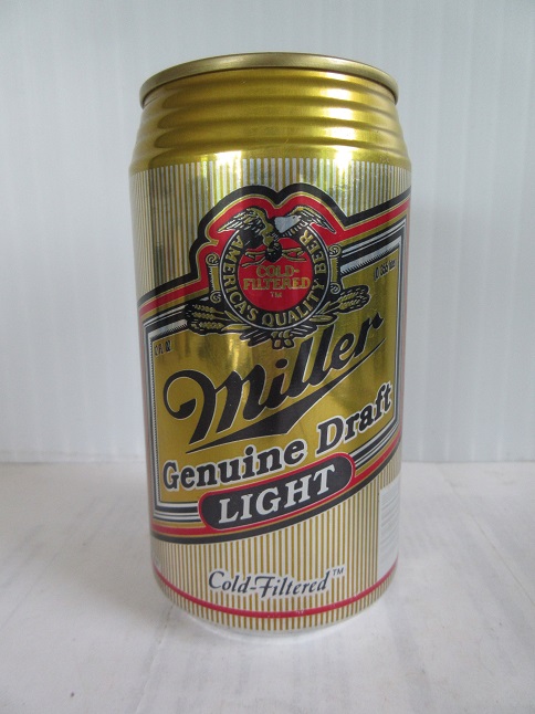 Miller Genuine Draft Light - 'Cold Filtered' - T/O